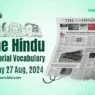 the hindu vocabulary 27 august 2024