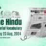 the hindu vocabulary 23 august 2024