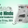 the hindu vocabulary 25 august 2024