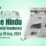 the hindu vocabulary 29 august 2024