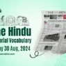 the hindu vocabulary 30 August 2024