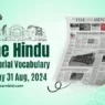 the hindu vocabulary 31 august 2024