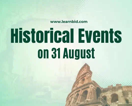 historycal events on 31 august